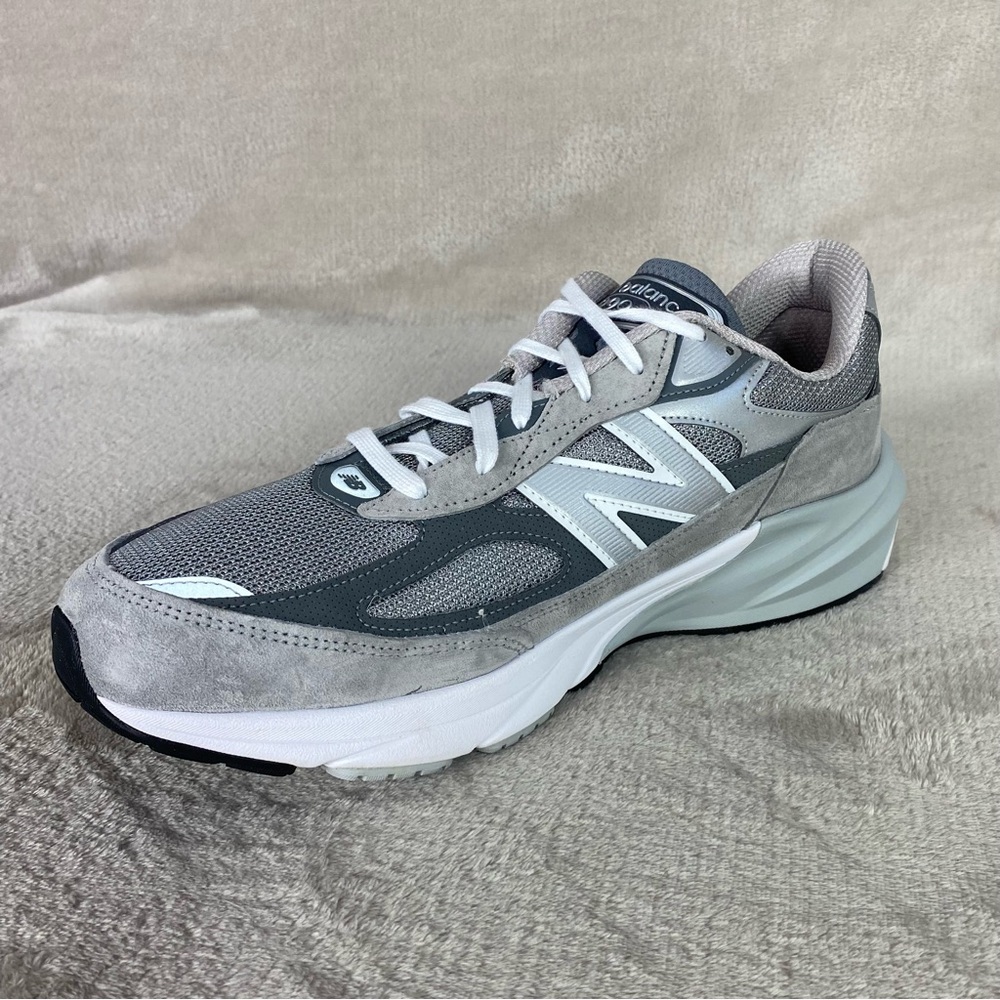 New Balance 990v6 Shoes Mens Size 13 Gray Suede Made In USA M990GL6 Sneakers NEW - Picture 5 of 11